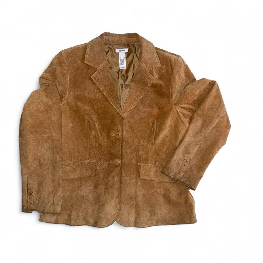 Liz & Co. Camel Suede Jacket
